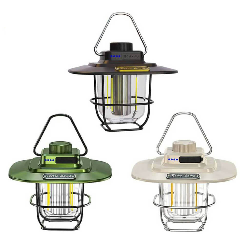 ตะเกียงไฟวินเทจ LED THAI ADVENTURE รุ่น RETRO LAMP สีเขียว_5