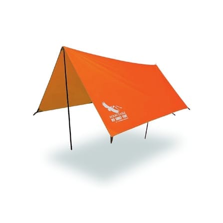 ฟลายชีตพร้อมเสา THAI ADVENTURE FLY100-005D ขนาด 3*3 เมตร สีส้ม_1