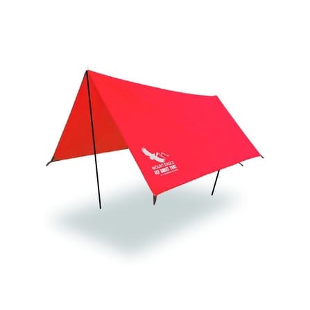 ฟลายชีตพร้อมเสา THAI ADVENTURE FLY100-005D ขนาด 3*3 เมตร สีแดง_1