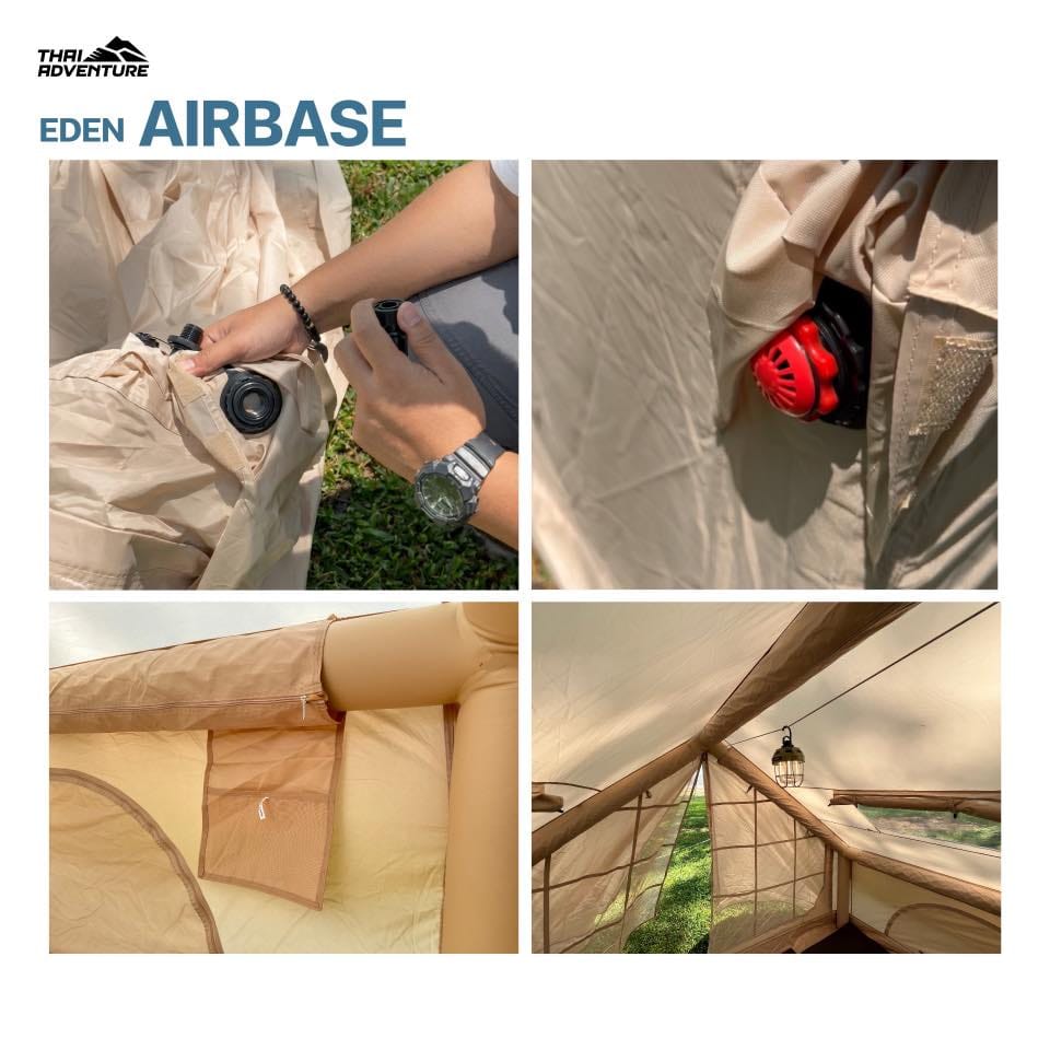 เต็นท์เป่าลม THAI ADVENTURE รุ่น EDEN AIR BASE รองรับ 5-10 คน_3