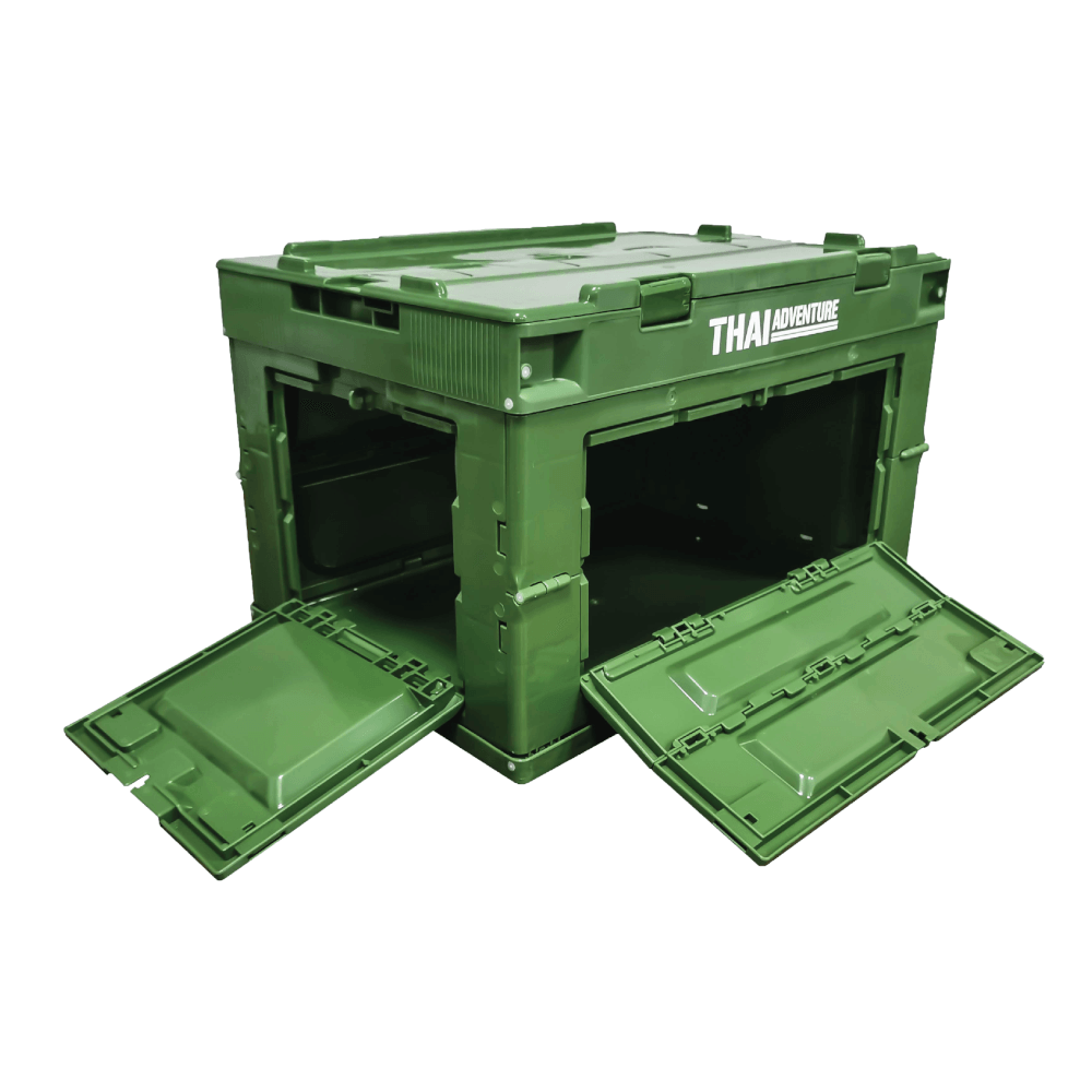 กล่องเก็บของพับได้ Thai Adventure รุ่น Midori Box สีเขียว