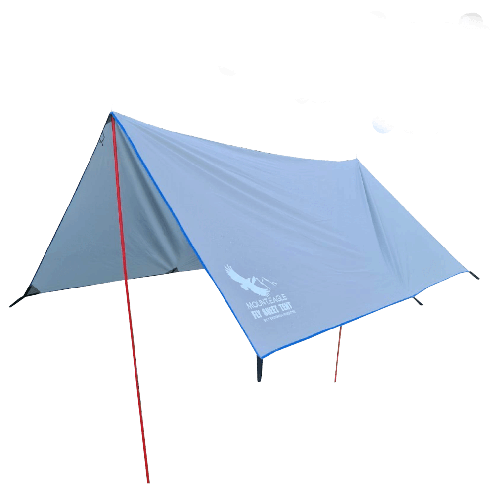 ฟลายชีตพร้อมเสา THAI ADVENTURE FLY100-005D ขนาด 3*3 เมตร สีเทา_1
