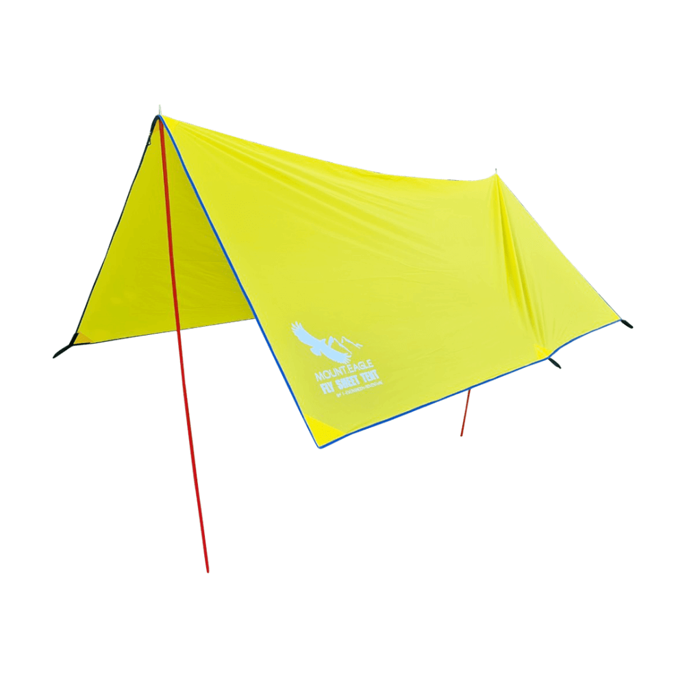 ฟลายชีตพร้อมเสา THAI ADVENTURE FLY100-005D ขนาด 3*3 เมตร สีเหลือง_1