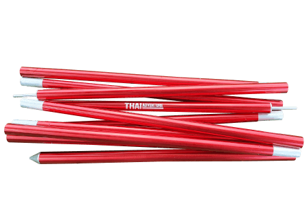 เสาชุดอลูมิเนียม Thai Adventure 220 Cm. สีแดง _0
