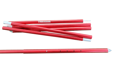 เสาชุดอลูมิเนียม Thai Adventure 220 Cm. สีแดง _2