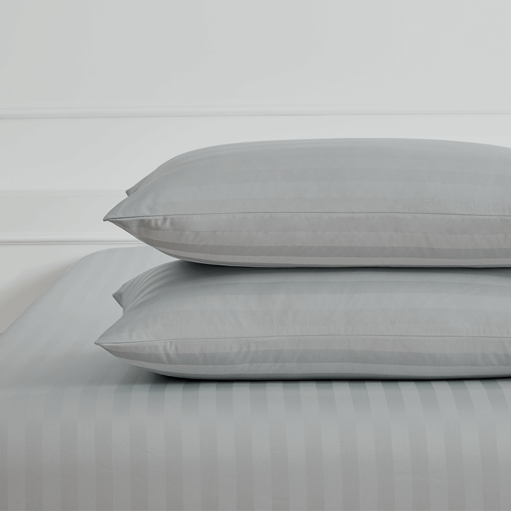 ชุดผ้าปูที่นอน 3.5 ฟุต 3 ชิ้น IBED ลายริ้ว SILVER GRAY
