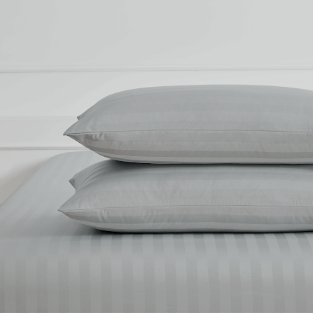 ชุดผ้าปูที่นอน 3.5 ฟุต 3 ชิ้น IBED ลายริ้ว SILVER GRAY_6