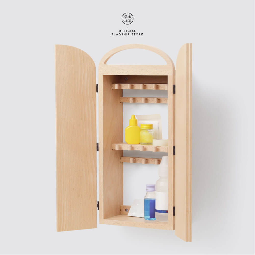 ตู้กุญแจติดผนังดีไซน์สวยไม้บีชจริง PANA OBJECTS รุ่น MITI PLUS: KEY CABINETS สีไม้บีชธรรมชาติ SIZE 18.4X9X41 ซม_5