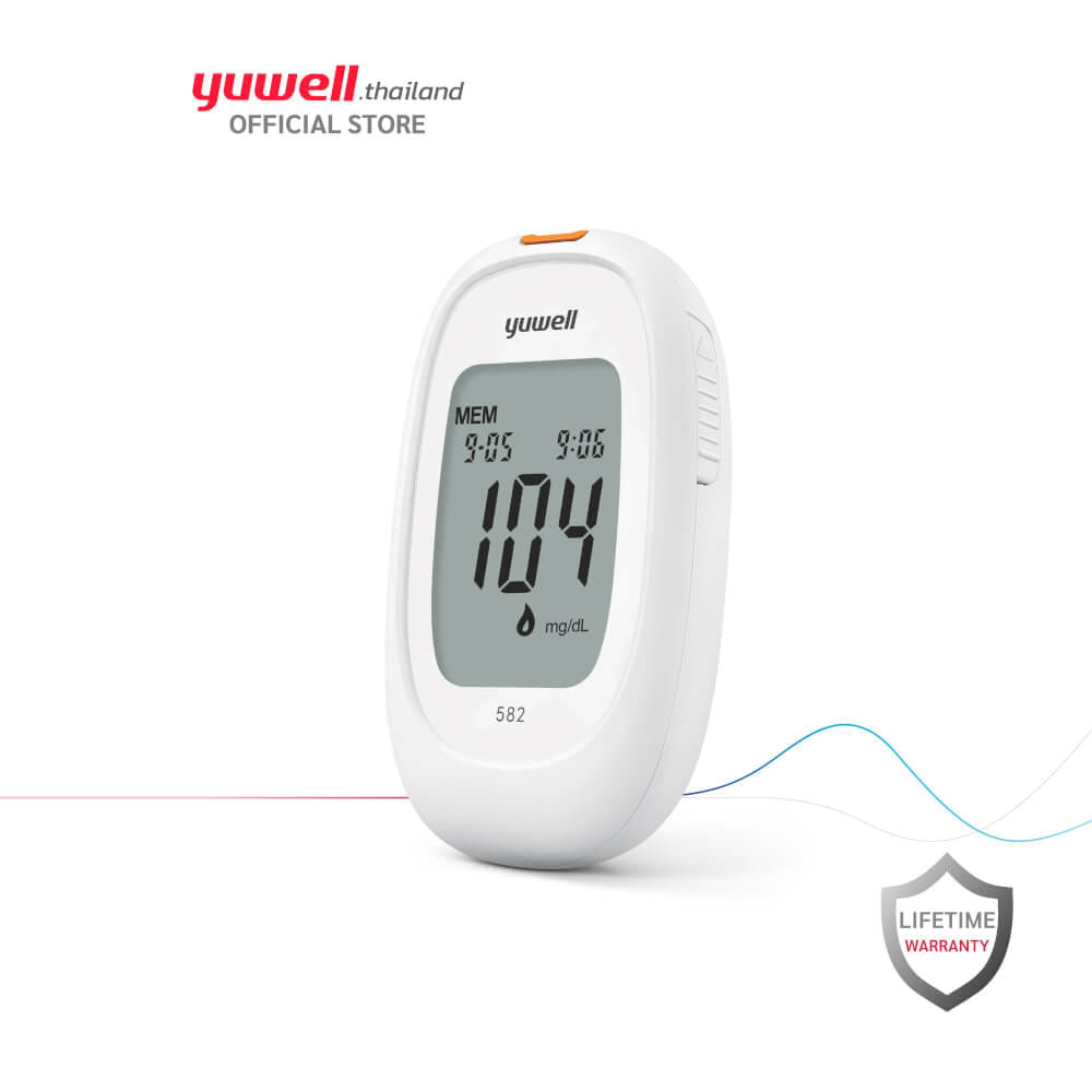 เครื่องวัดระดับนํ้าตาลในเลือด Yuwell รุ่น 582