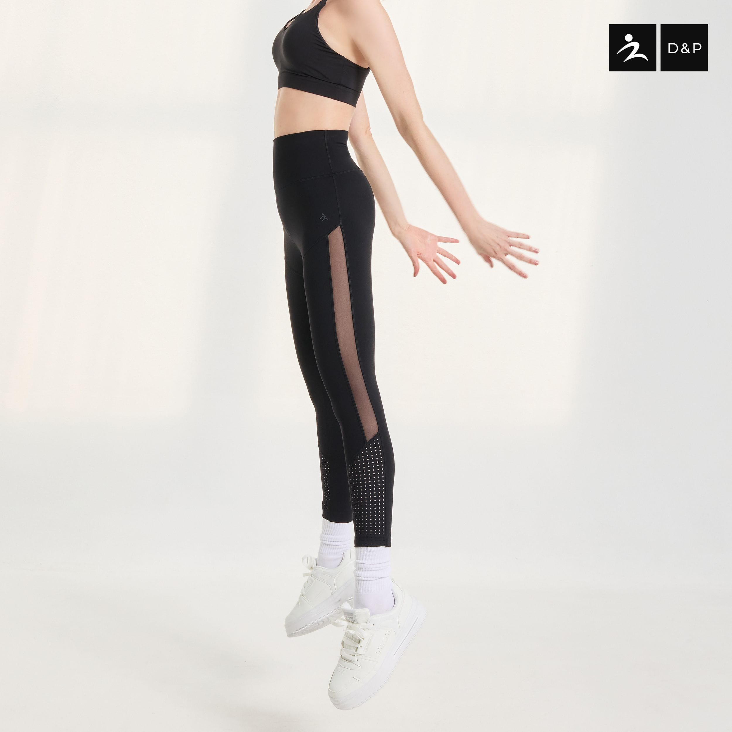 D&P SPORT LEGGINGS | ALLWAYS| D-2794 กางเกงเลกกิ้งขายาว กระชับกล้ามเนื้อ ยกสะโพก_2