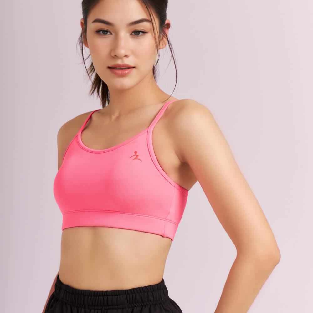 สปอร์ตบราสายเดี่ยว D&P Sport DP-7587 ไซส์ XL สีชมพู