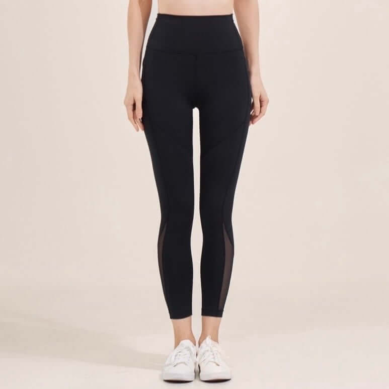  เลกกิ้งขายาวเอวสูง D&P Sport DP-2784 ไซส์ L สีดำ