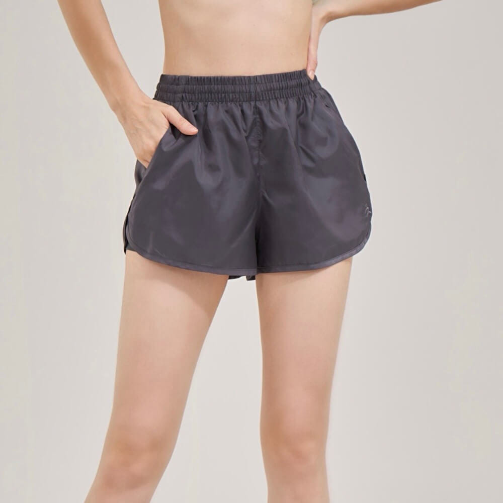 กางเกงขาสั้นมีซับใน D&P Sport DP-3267 ไซส์ XXL สีเทาเข้ม