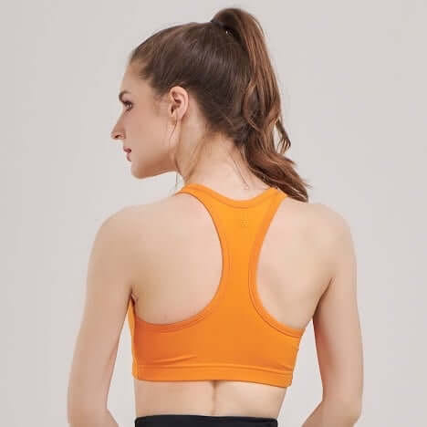 สปอร์ตบราหลังเว้า D&P Sport DP-7711 ไซส์ M สีส้ม
