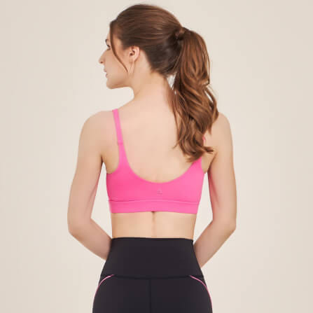 สปอร์ตบราสายเดี่ยว D&P Sport DP-7709 ไซส์ M สีชมพู_3