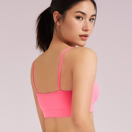 สปอร์ตบราสายเดี่ยว D&P Sport DP-7587 ไซส์ XL สีชมพู_3