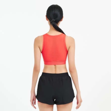 กางเกงขาสั้นมีซับใน D&P Sport DP-3255 ไซส์ S สีดำ/แดง_3