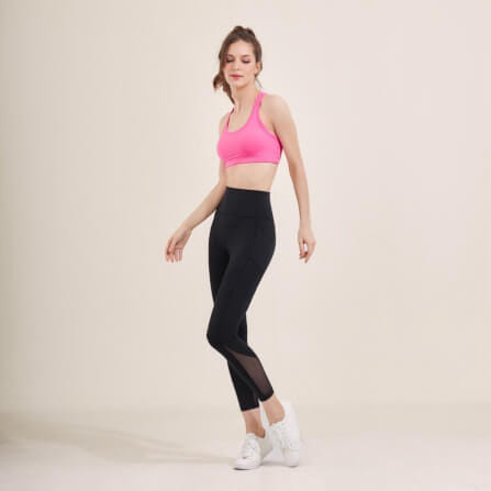  เลกกิ้งขายาวเอวสูง D&P Sport DP-2784 ไซส์ L สีดำ_4