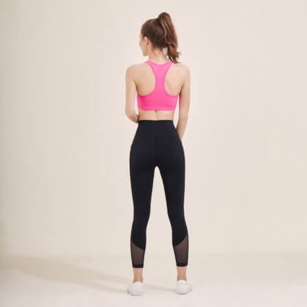  เลกกิ้งขายาวเอวสูง D&P Sport DP-2784 ไซส์ L สีดำ_5