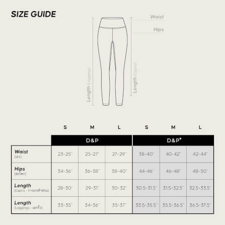 กางเกงขา 5 ส่วนเอวสูง D&P Sport DP-2786 ไซส์ S สีดำแถบชมพู_6