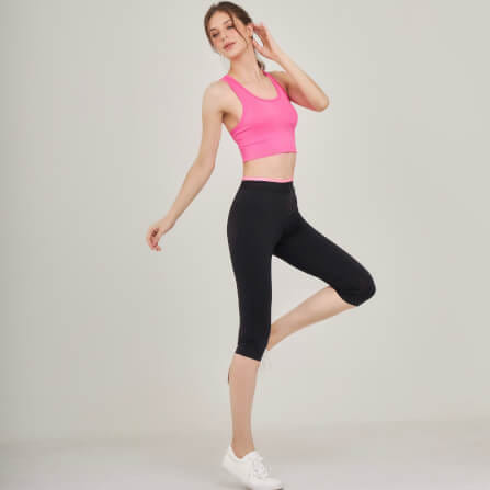 ครอปบราหลังเว้า D&P Sport DP-7715 ไซส์ M สีชมพู_5