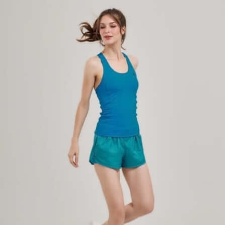 กางเกงขาสั้นมีซับใน D&P Sport DP-3267 ไซส์ L สีฟ้า_5