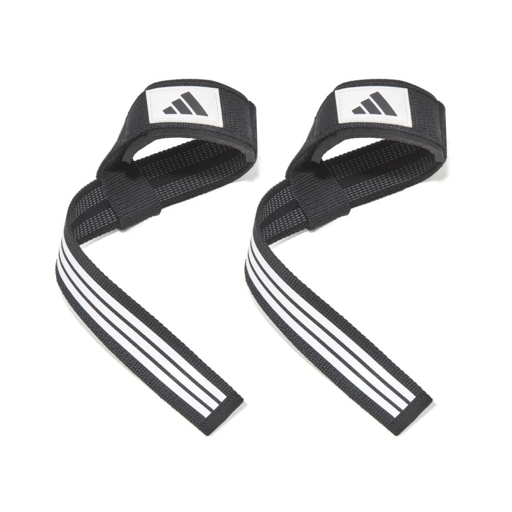 สายรัดข้อมือยกน้ำหนัก ADIDAS LIFTING STRAPS สีขาว/ดำ 1 คู่
