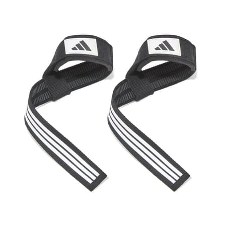 สายรัดข้อมือยกน้ำหนัก ADIDAS LIFTING STRAPS สีขาว/ดำ 1 คู่_4