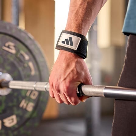 สายรัดข้อมือยกน้ำหนัก ADIDAS LIFTING STRAPS สีขาว/ดำ 1 คู่_6