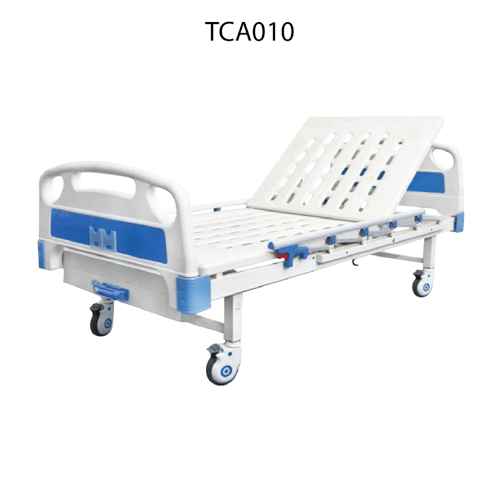 เตียงผู้ป่วย MEDHUB TCA010 รุ่น 1 ไกร์ (มือหมุน) พร้อมที่นอน