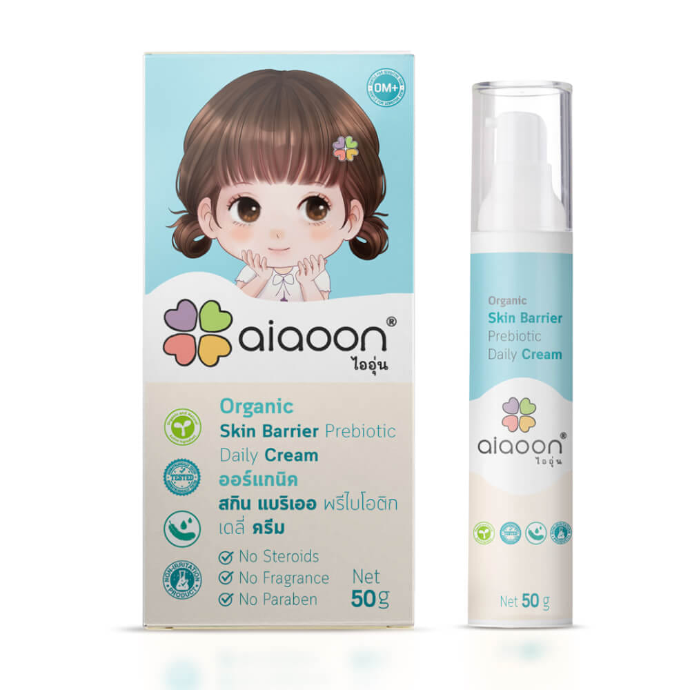 สกินแบริเออพรีไบโอติก ออร์แกนิค AIAOON 50 กรัม
