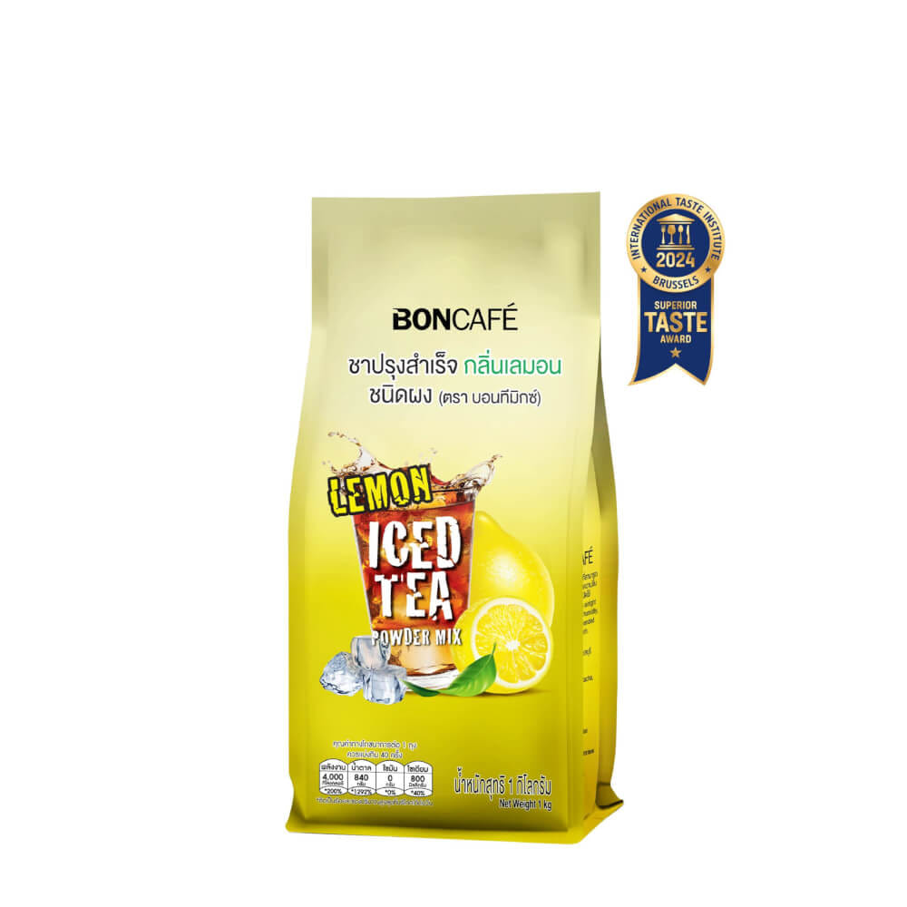 ชาผลไม้กลิ่นเลม่อน บอนกาแฟ Bon-Tea Mix 1 กิโลกรัม_1
