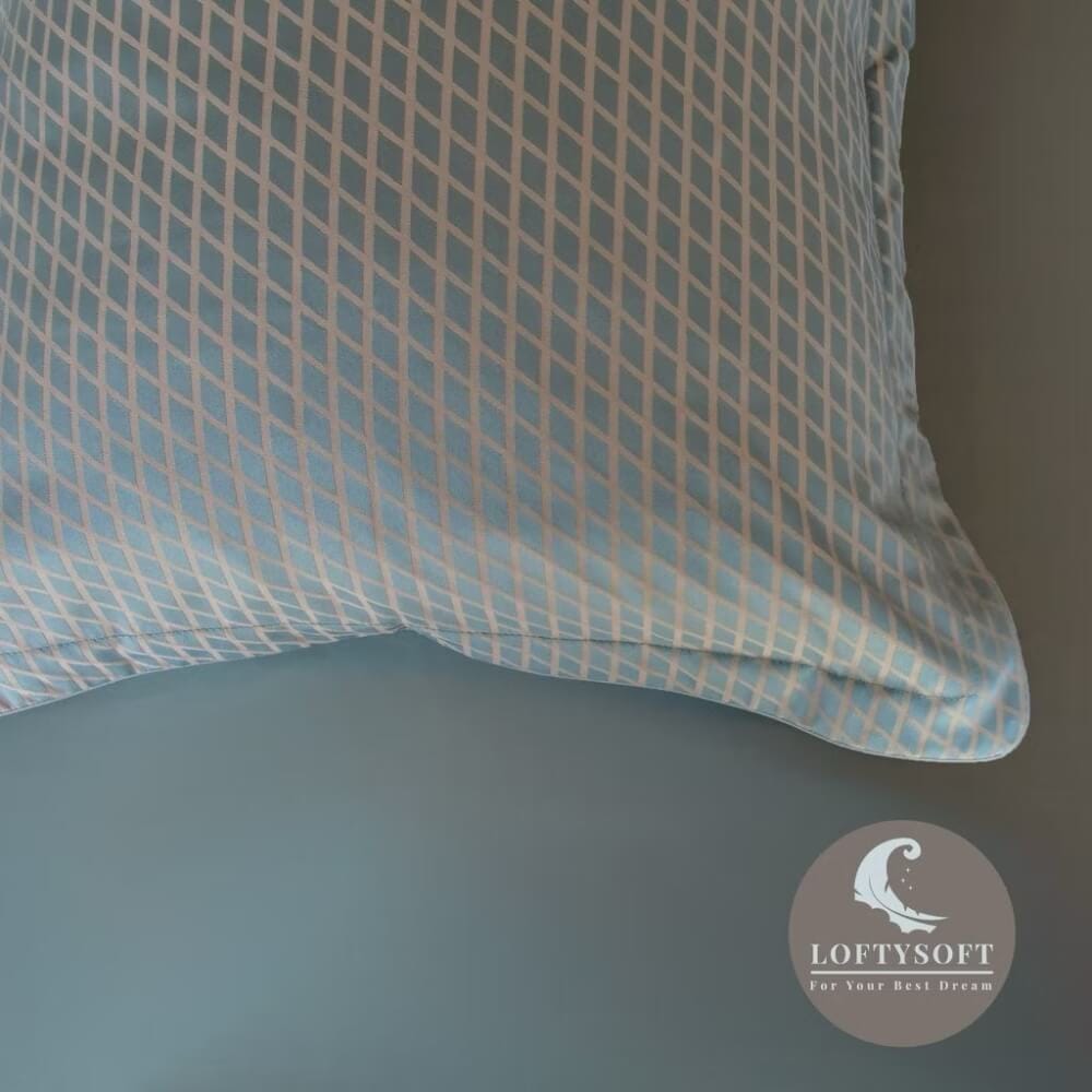 ชุดผ้าปูที่นอน 3.5 ฟุต 3 ชิ้น LOFTYSOFT Diamond Collection - Gauntlet Grey SET C