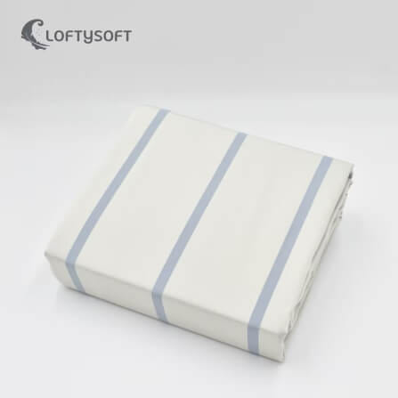 ชุดผ้าปูที่นอน 3.5 ฟุต 3 ชิ้น LOFTYSOFT Charisma Collection - Pearl Navy SET B_9