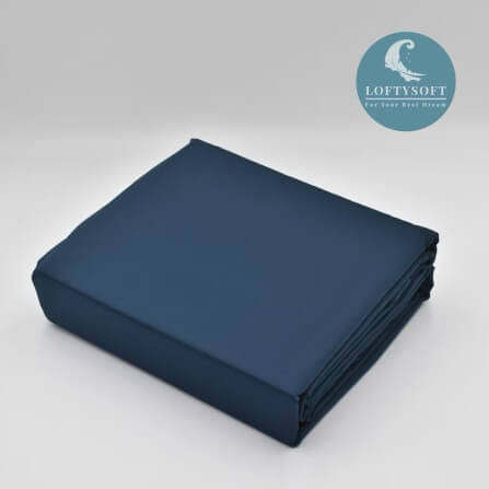 ชุดผ้าปูที่นอน 3.5 ฟุต 3 ชิ้น LOFTYSOFT Elegance Collection - Royal Blue SET C_9