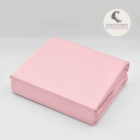 ชุดผ้าปูที่นอน 3.5 ฟุต 3 ชิ้น LOFTYSOFT Elegance Collection - Rose Pink SET C_9