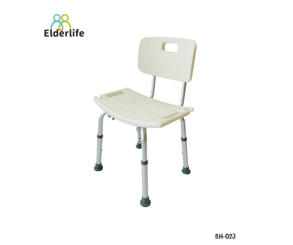 เก้าอี้นั่งอาบน้ำ ELDERLIFE มีพนักพิง รุ่น BH-023