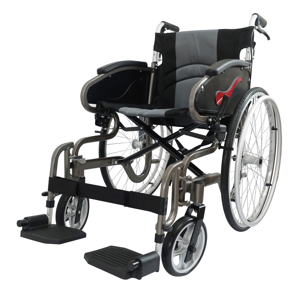 รถเข็นวีลแชร์  ELDERLIFE รุ่น HT-125BLD ล้อใหญ่ อลูมิเนียมอัลลอยด์ _0