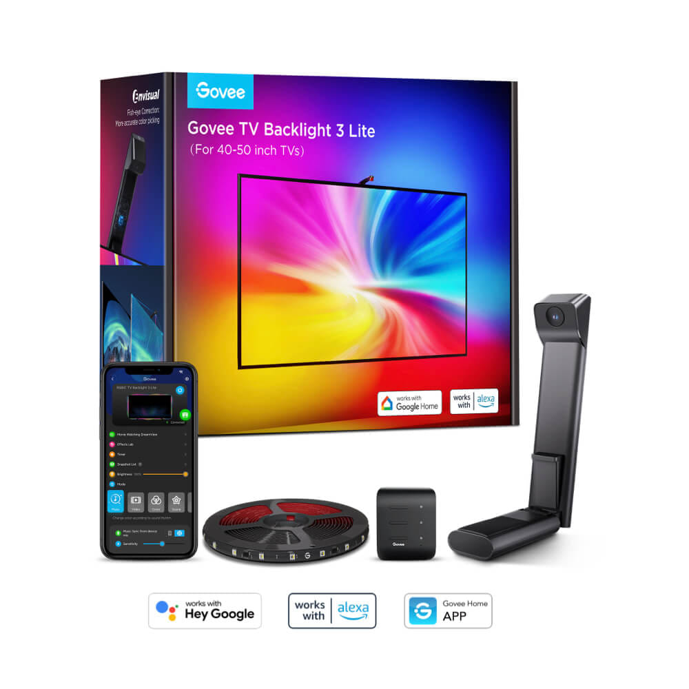 ชุดไฟเส้น GOVEE ENVISUAL TV BACKLIGHT 3 LITE  24 วัตต์  สำหรับทีวี 40 - 50 นิ้ว_0