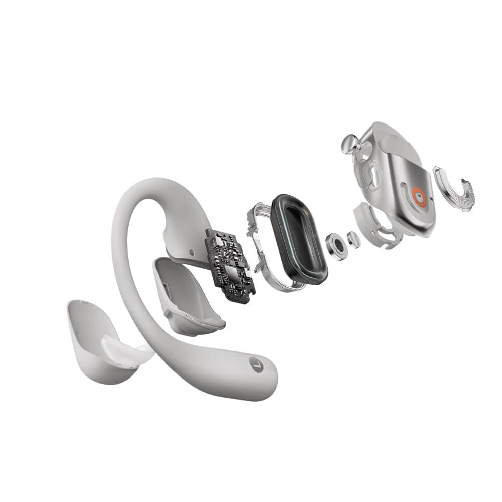 หูฟังไร้สาย SHOKZ OPENFIT 2+ สีเทา_4