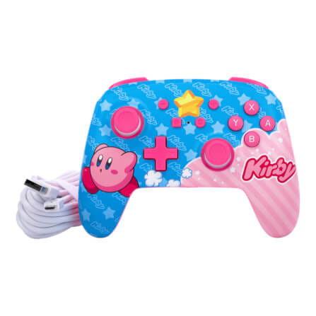 คอนโทรลเลอร์ POWERA ENHANCED (มีสาย) ลาย KIRBY สีน้ำเงิน/ชมพู สำหรับ NINTENDO SWITCH_6