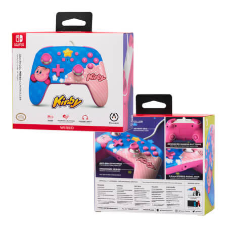 คอนโทรลเลอร์ POWERA ENHANCED (มีสาย) ลาย KIRBY สีน้ำเงิน/ชมพู สำหรับ NINTENDO SWITCH_7