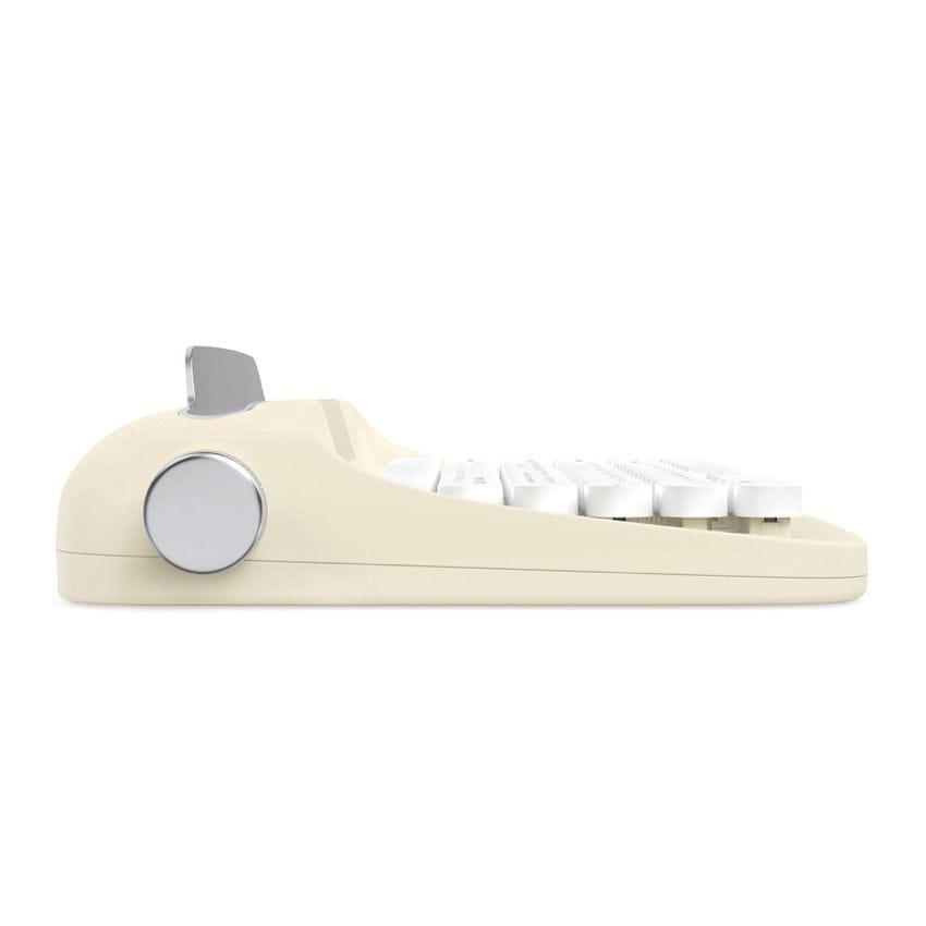 คีบอร์ด ACTTO Retro Bluetooth Keyboard สีครีม_2