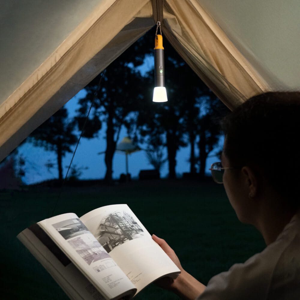 ไฟฉาย HOTO Flashlight Lighting ดำ/เหลือง