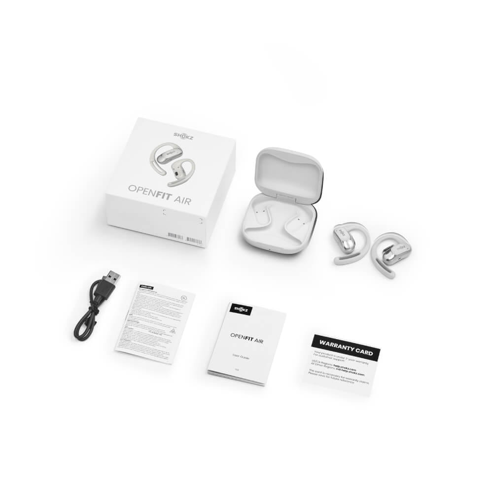 หูฟังไร้สาย Shokz OPENFIT AIR สีขาว