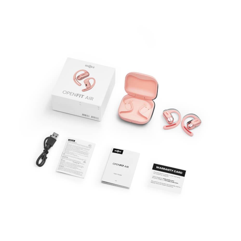 หูฟังไร้สาย Shokz OPENFIT AIR สีชมพู