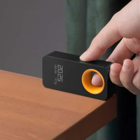 เครื่องวัดระยะ เลเซอร์วัดระยะทางและขนาด HOTO Smart Laser Measure สีดำ_2