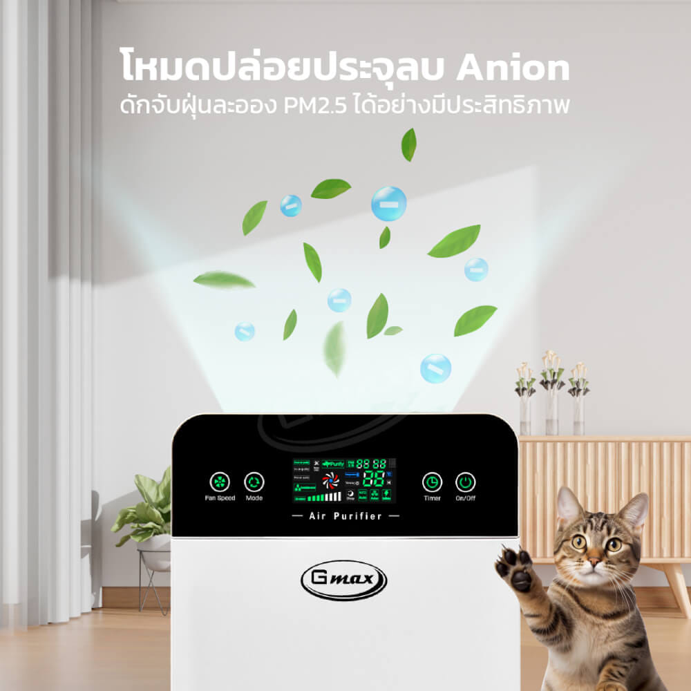 เครื่องฟอกอากาศ GMAX AP-901 35ตารางเมตร_5