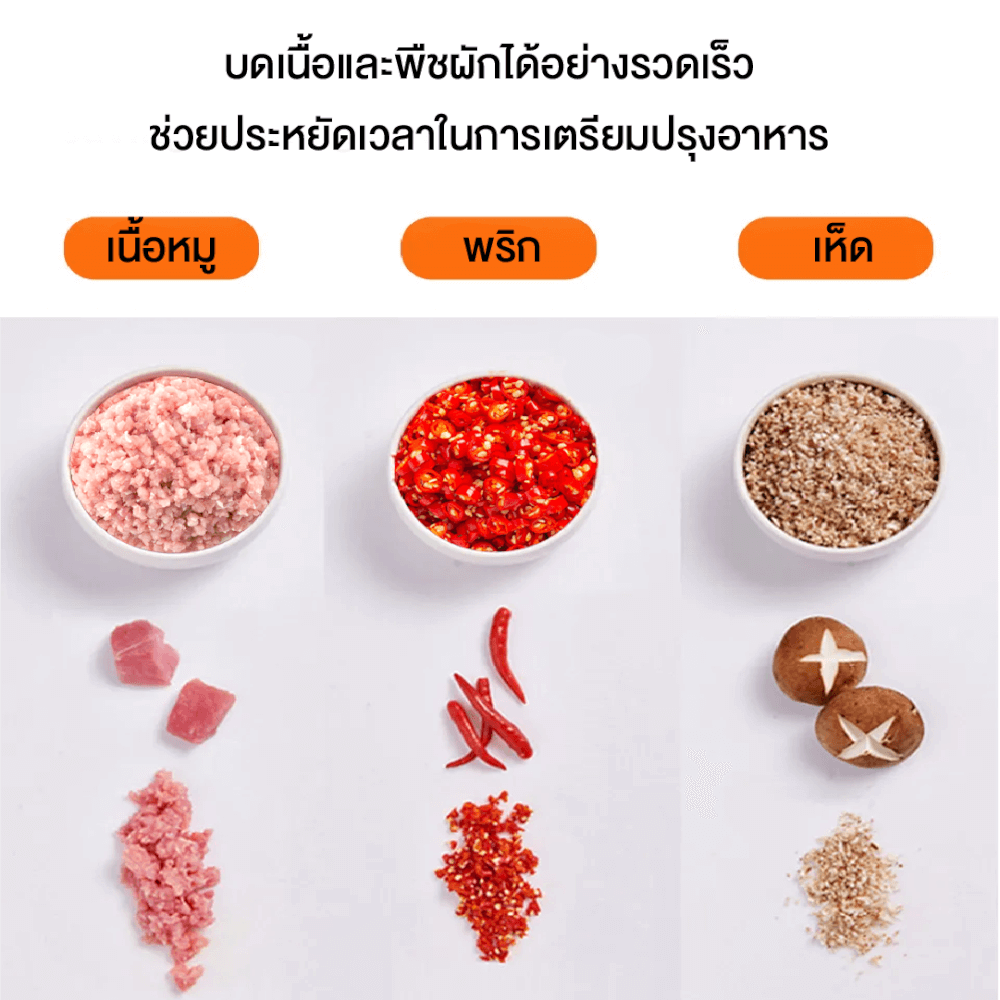 เครื่องบดสับอาหาร โถแก้ว GMAX TC-17G