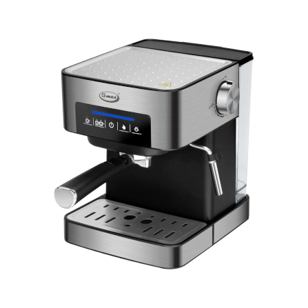 เครื่องชงกาแฟแรงดัน GMAX CM016 ดำ/เงิน_0